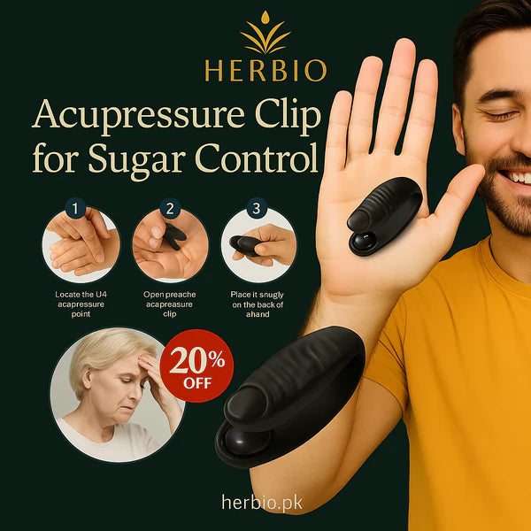 Sugar Control LI4 Acupressure Point Clip